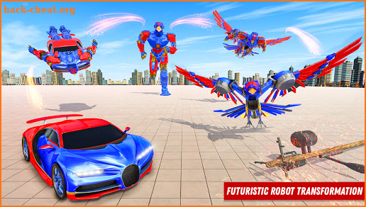 Sparrow Robot Car Games - Robot Transform Game screenshot