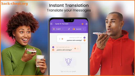 Speak and Translate app screenshot