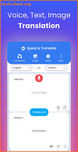 Speak & Translate - Free Voice Translator screenshot