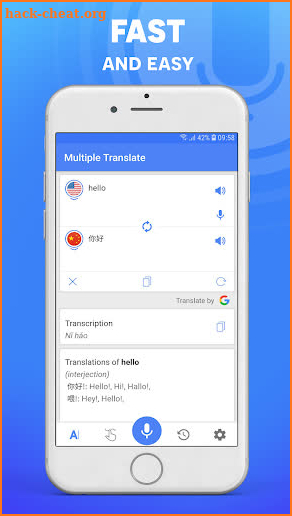 Speak and Translate: Translate all languages screenshot