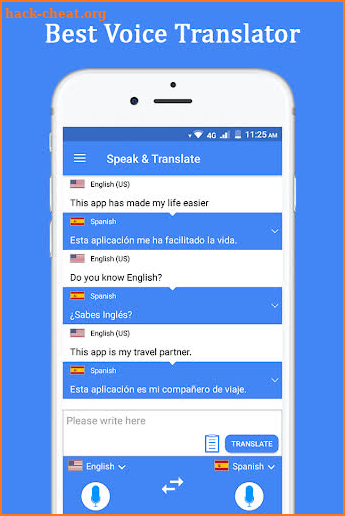 Speak and Translate Voice Translator & Interpreter screenshot