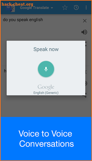 Speak to Voice Translator screenshot