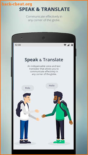 Speak translation with voice typing screenshot