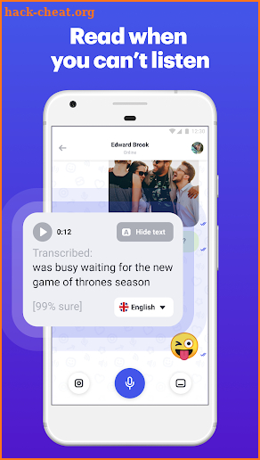 SpeakApp Voice Messenger screenshot