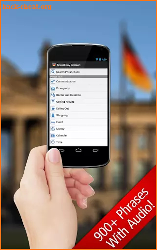 SpeakEasy German ~ Phrasebook screenshot