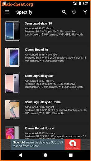 Spectify - Smartphone Specifications Finder screenshot