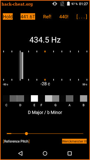 Spectrum Tuner screenshot