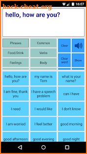 Speech Assistant AAC screenshot