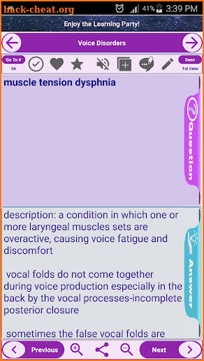 Speech-Language Pathology SLP Exam Review screenshot