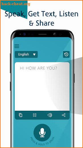 Speech to text - voice typing app screenshot