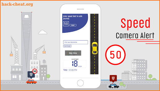 Speed Camera Alert Free : Speed Trap Speedometer screenshot