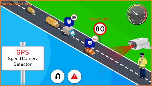 Speed Camera Detector Free - GPS Speedometer Live screenshot