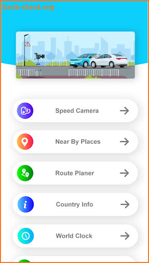 Speed Camera-Radar detector-Police camera-Radarbot screenshot