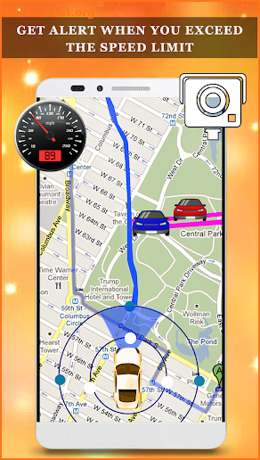 Speed Camera Radar: Speedometer Speed Limit Alert screenshot