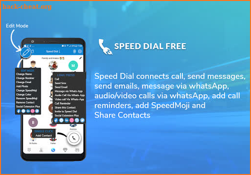 Speed Dial Free screenshot