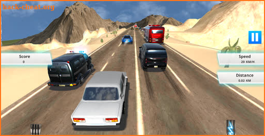 Speed Racer in Traffic on Busy Roads screenshot