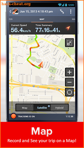 Speed Tracker, GPS speedometer screenshot