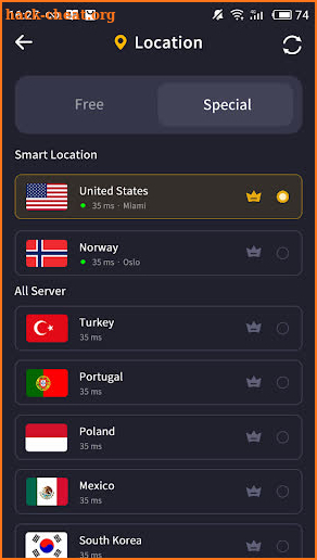 Speed VPN screenshot