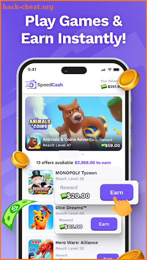 SpeedCash screenshot