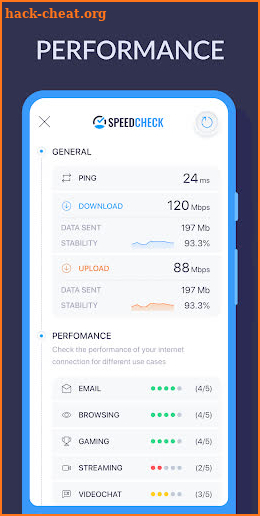 Speedcheck Internet Speed Test screenshot