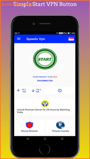 Speedo Vpn Unlimited Free VPN Unblock Website Apps screenshot