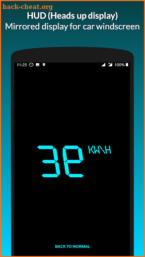 Speedometer GPS HUD screenshot