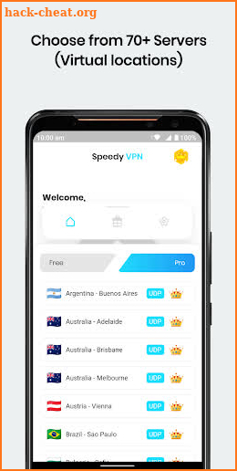 SpeedyVPN - Easy, Secure VPN screenshot