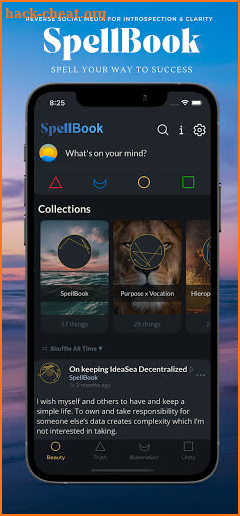 SpellBook - Reverse Social Media - Private Feed screenshot
