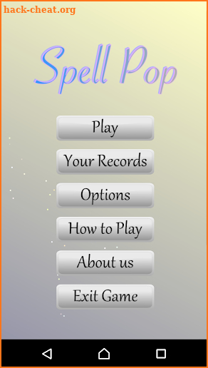 Spelling Game : Pop Words for Vocabulary Learning screenshot