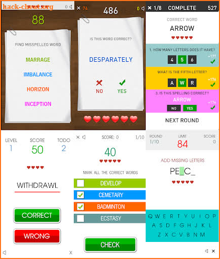 Spelling Games Bundle Pack 6in1 screenshot