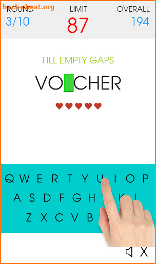 Spelling Gaps PRO screenshot