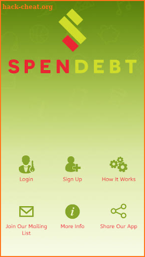 SpenDebt screenshot