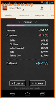 Spending Tracker screenshot