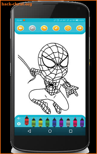 Spider Boy Coloring Book Heros screenshot