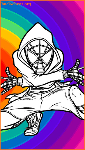 Spider Boy Coloring Game screenshot