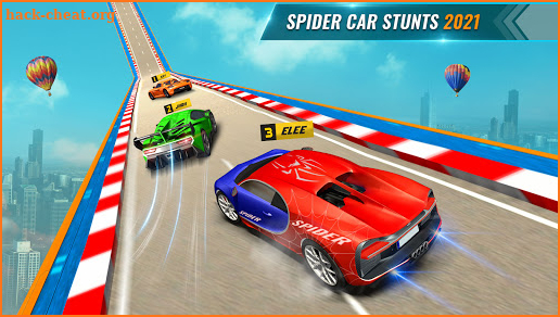 Spider Car Stunt Racing: Mega Ramp New Car Games screenshot