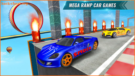 Spider Car Stunt Racing: Mega Ramp New Car Games screenshot