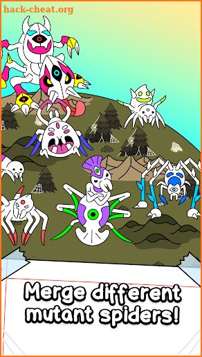 Spider Evolution - Merge & Create Mutant Bugs screenshot