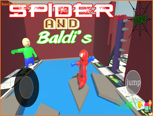 Spider Fall Baldis Flat Mod screenshot