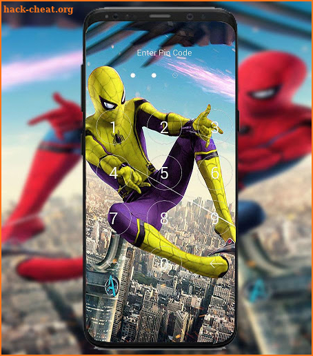 spider far from home man lock screen screenshot