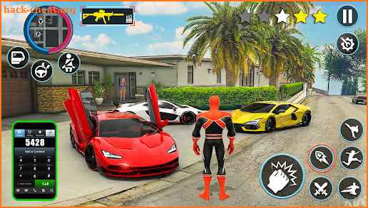 Spider Game Mafia Rope Hero screenshot