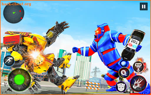 Spider Gorilla Robot Transform Rope Hero: Car Game screenshot