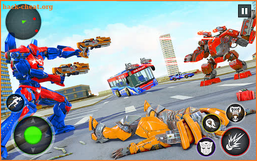 Spider Gorilla Robot Transform Rope Hero: Car Game screenshot