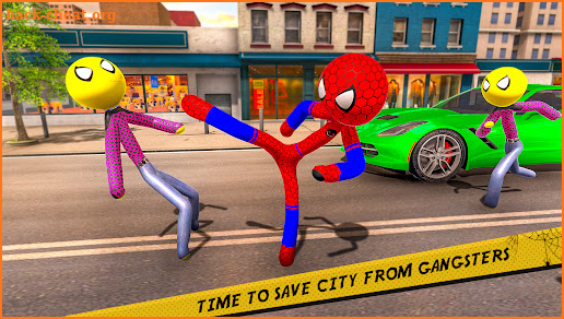 Spider Hero Rope Gangster City screenshot