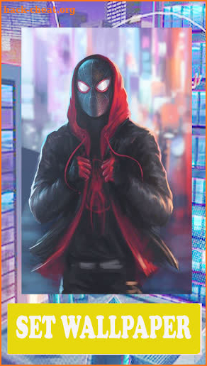 Spider Hero Rope Man Miles Morales HD Wallpaper screenshot