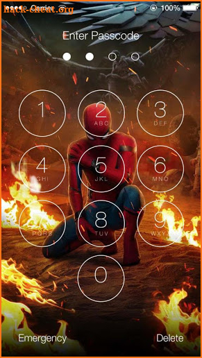 Spider Man Home Coming HD Wallpaper Lock Screen screenshot