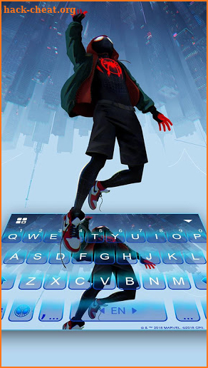 Spider Man Miles Keyboard Theme screenshot