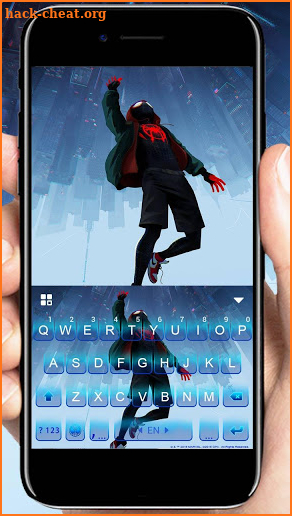 Spider Man Miles Keyboard Theme screenshot