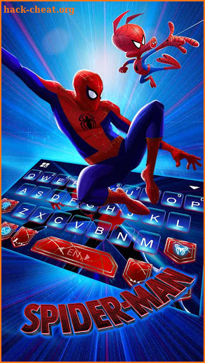 Spider-man: Spiderverse Keyboard Theme screenshot