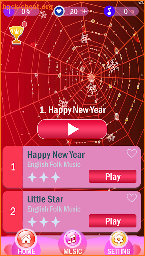 Spider Piano Tiles 2018 screenshot